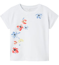 Name It T-shirt - NmfFabiola - Bright White Name It T-shirt - NmfFabiola - Bright White