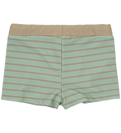 Mikk-Line Badebukser - UV50+ - Green Bay m. Striber Mikk-Line Badebukser - UV50+ - Green Bay m. Striber