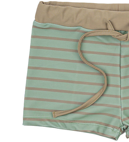 Mikk-Line Badebukser - UV50+ - Green Bay m. Striber