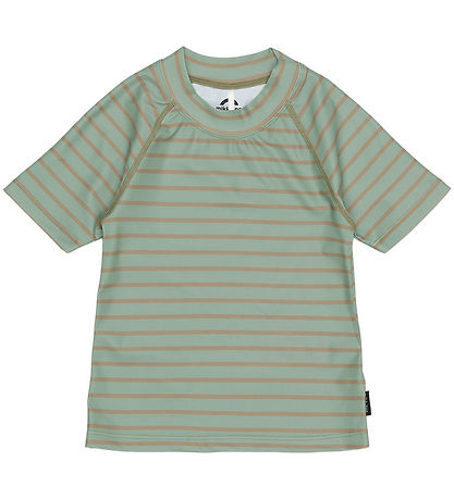 Mikk-Line Badebluse - UV50+ - Green Bay m. Striber