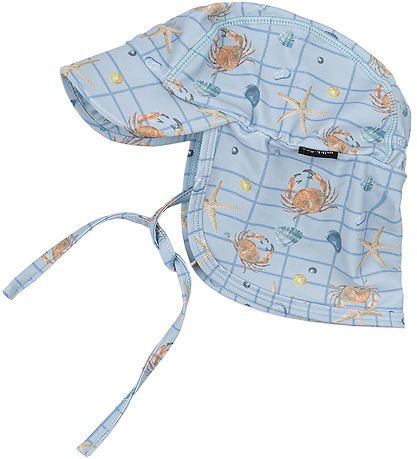 Mikk-Line Badehat - UV50+ - Faded Denim m. Tern/Print Mikk-Line Badehat - UV50+ - Faded Denim m. Tern/Print