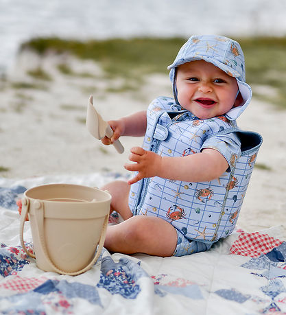 Mikk-Line Svømmevest - Faded Denim