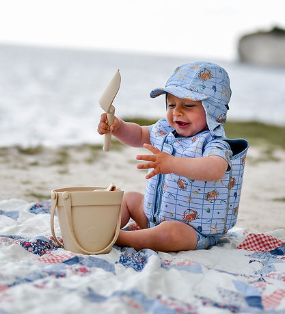 Mikk-Line Svømmevest - Faded Denim