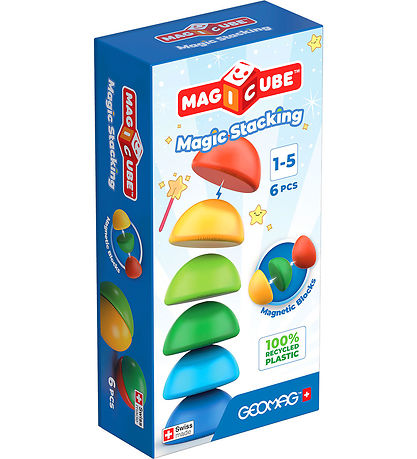 Geomag Magnetlegetøj - Magic Stacking - 6 Dele Geomag Magnetlegetøj - Magic Stacking - 6 Dele