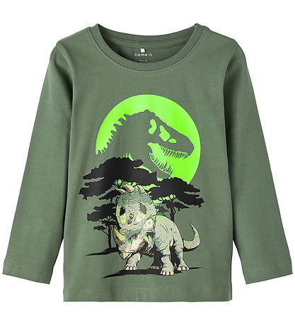 Name It Bluse - NmmPjank Jurassic - Laurel Wreath Name It Bluse - NmmPjank Jurassic - Laurel Wreath