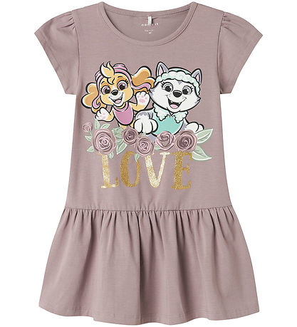 Name It Kjole - NmfMema Paw Patrol - Purple Dove