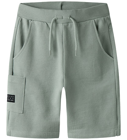 Name It Sweatshorts - Pique - NkmVivasse - Slate Gray