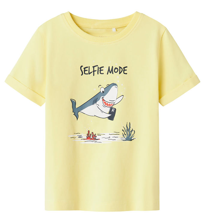 Name It T-shirt - NmmVux - Lemon Meringue/Selfie