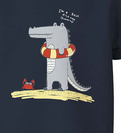 Name It T-shirt - NmmVux - Navy Blazer/Wild one