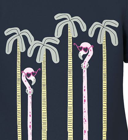 Name It T-shirt - NmfVix - Navy Blazer/Palms