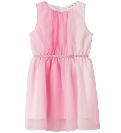 Name It Kjole - Tyl - NmfVabos - Carmine Rose Name It Kjole - Tyl - NmfVabos - Carmine Rose