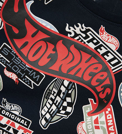 Name It T-shirt - NmmAry - Hot Wheels - Navy Blazer