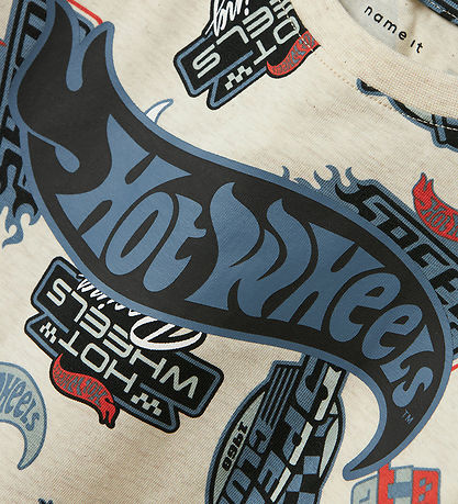 Name It T-shirt - NmmAry - Hot Wheels - Peyote Melange