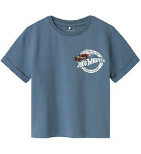 Name It T-shirt - NmmAtreus - Hot Wheels - Blue Mirage Name It T-shirt - NmmAtreus - Hot Wheels - Blue Mirage