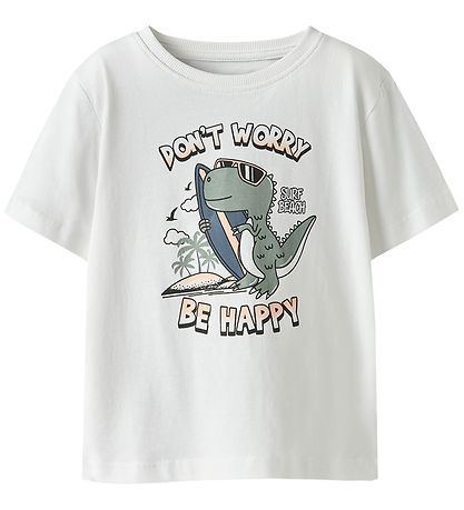 Name It T-shirt - NmmVagno - 2-pak - Slate Gray/Bright White