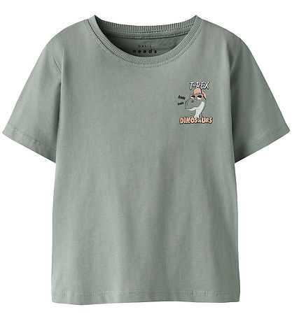 Name It T-shirt - NmmVagno - 2-pak - Slate Gray/Bright White