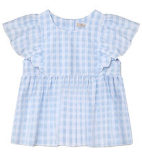 Fliink Bluse - Pari - Dream Blue Check Fliink Bluse - Pari - Dream Blue Check