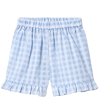 Fliink Shorts - Pari - Dream Blue Check Fliink Shorts - Pari - Dream Blue Check