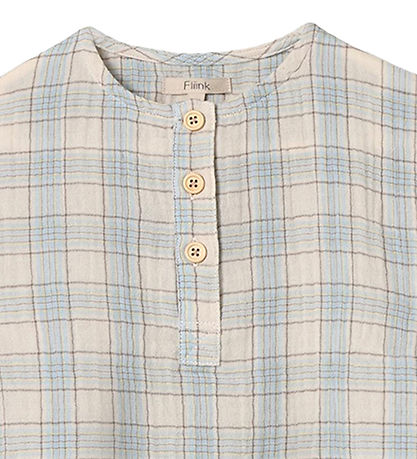 Fliink Shortssæt - Cha Cha - Sandshell Check Fliink Shortssæt - Cha Cha - Sandshell Check