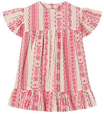 Fliink Kjole - Addie - Cloud Dancer Pink Stripe Fliink Kjole - Addie - Cloud Dancer Pink Stripe