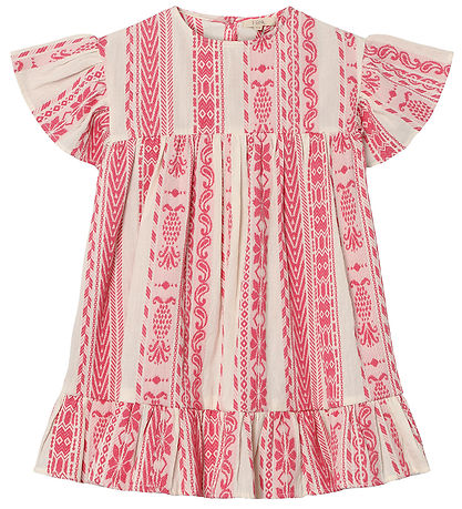 Fliink Kjole - Addie - Cloud Dancer Pink Stripe Fliink Kjole - Addie - Cloud Dancer Pink Stripe