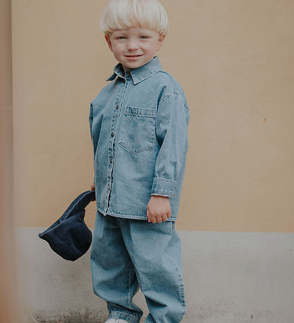 Fliink Overhemd - Don - Light Denim Blue