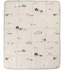 Done by Deer Legetæppe - Tiny Farm - 80x100 cm - Sand Done by Deer Legetæppe - Tiny Farm - 80x100 cm - Sand