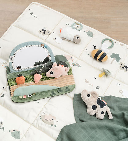 Done by Deer Legetæppe - Tiny Farm - 80x100 cm - Sand Done by Deer Legetæppe - Tiny Farm - 80x100 cm - Sand