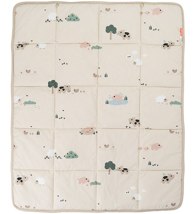 Done by Deer Legetæppe - Tiny Farm - 80x100 cm - Sand