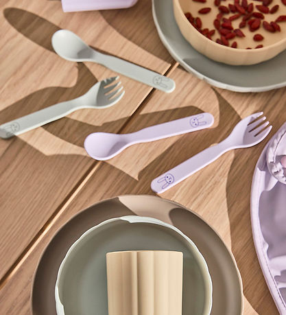 OYOY Spisesæt - Bioplast - 3 Dele - Pullo - Pale Mint/Vanilla/La OYOY Spisesæt - Bioplast - 3 Dele - Pullo - Pale Mint/Vanilla/La