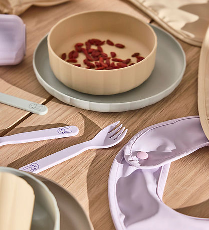 OYOY Børnebestik - Bioplast - 2 Dele - Pullo - Lavender OYOY Børnebestik - Bioplast - 2 Dele - Pullo - Lavender