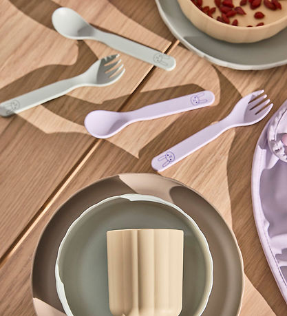 OYOY Børnebestik - Bioplast - 2 Dele - Pullo - Lavender