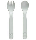 OYOY Cutlery - Bioplastic - 2 Parts - Pullo - Pale Mint