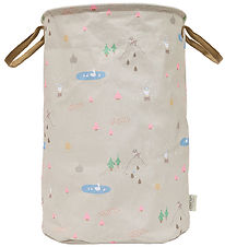 OYOY Opbevaringskurv - Deer & Duck - Large - Beige OYOY Opbevaringskurv - Deer & Duck - Large - Beige
