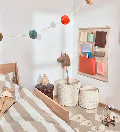 OYOY Opbevaringskurve - 2-pak - Cotton Rope - Konfetti - Mellow OYOY Opbevaringskurve - 2-pak - Cotton Rope - Konfetti - Mellow