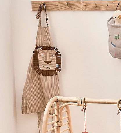 OYOY Forklæde - Lion - Caramel m. Striber OYOY Forklæde - Lion - Caramel m. Striber