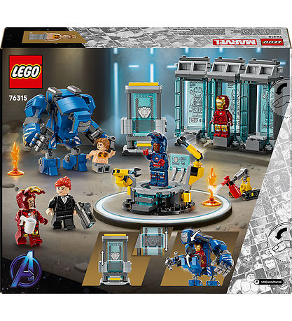 LEGO® Marvel - Iron Mans Laboratorium: Dragt... 76315 - 384 Dele