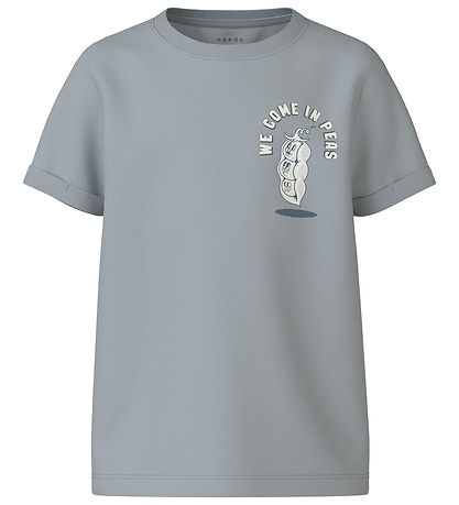 T-Shirt Name It - NkmVux - Pearl Blue/Pois