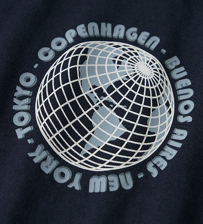 Name It T-shirt - NkmVagno - Navy Blazer/Globus