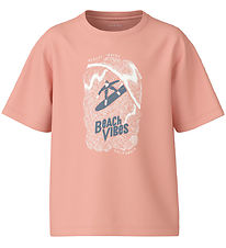 Name It T-shirt - NkmVagno - Peach Pearl/Beach Palms Name It T-shirt - NkmVagno - Peach Pearl/Beach Palms