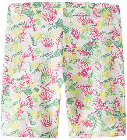 Name It Bicycle Shorts - NkfVivian - Bright White/Tropic