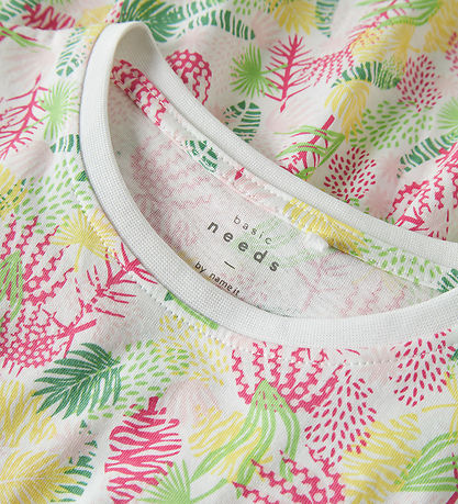 Name it Kjole - NkfVigga - Bright White/Tropic Name it Kjole - NkfVigga - Bright White/Tropic