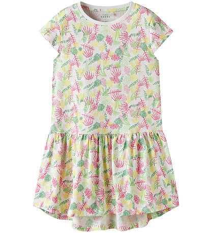 Name it Kjole - NkfVigga - Bright White/Tropic