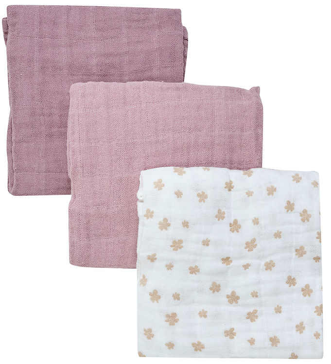 Pippi Stofbleer - 3-pak - 65x65 cm - Quail billede