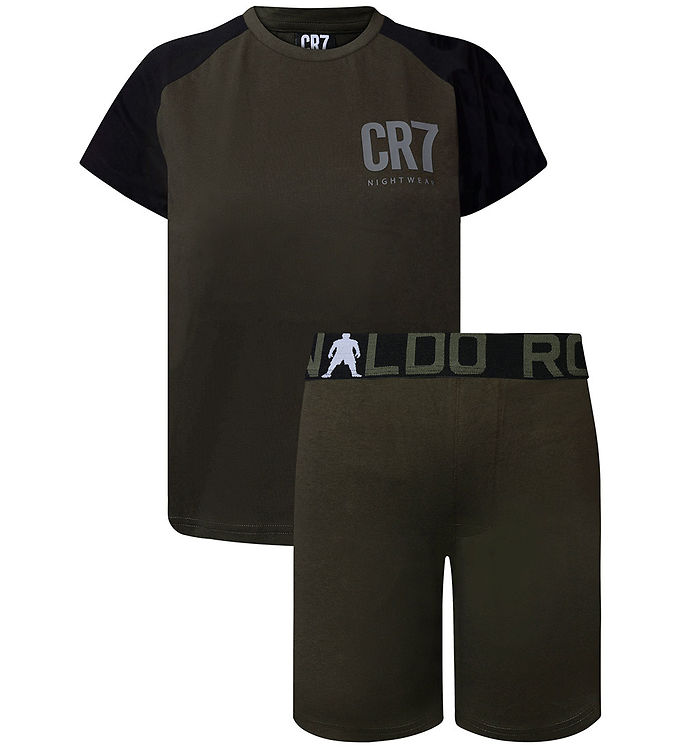 CR7 Nattøj - CR7 - Sort/Grøn