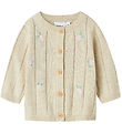 Namie It Cardigan - Strik - NbfHeydi - Peyote Melange Namie It Cardigan - Strik - NbfHeydi - Peyote Melange