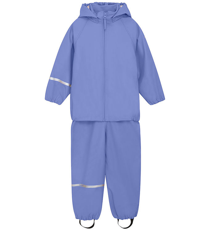 CeLaVi Regntøj m. Seler - PU - Blue Bell