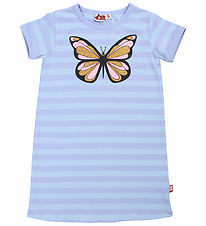 DYR-Cph Kjole - Dyrloud - Lila/Baby Blue Sommerfugl DYR-Cph Kjole - Dyrloud - Lila/Baby Blue Sommerfugl