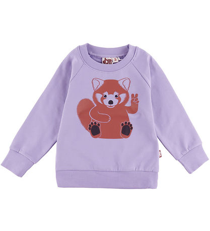 DYR-Cph Sweatshirt - Dyrbellow - Lila Peace Roed Panda