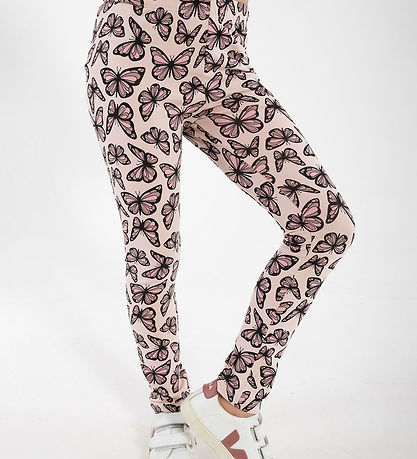 DYR-Cph Leggings - Animal cheetah - Light Rose Flutter